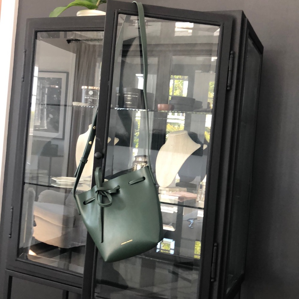 Mansur Gavriel gorgeous green crossbody.